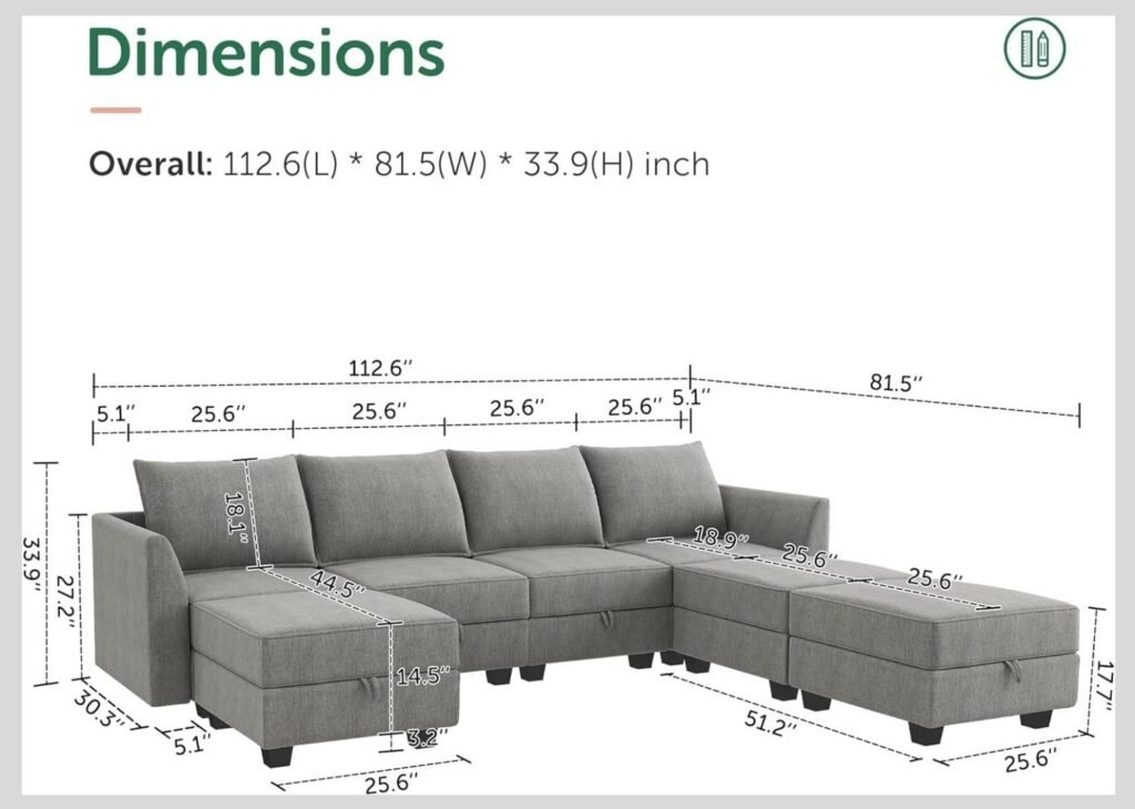 four seasons sectional sofa