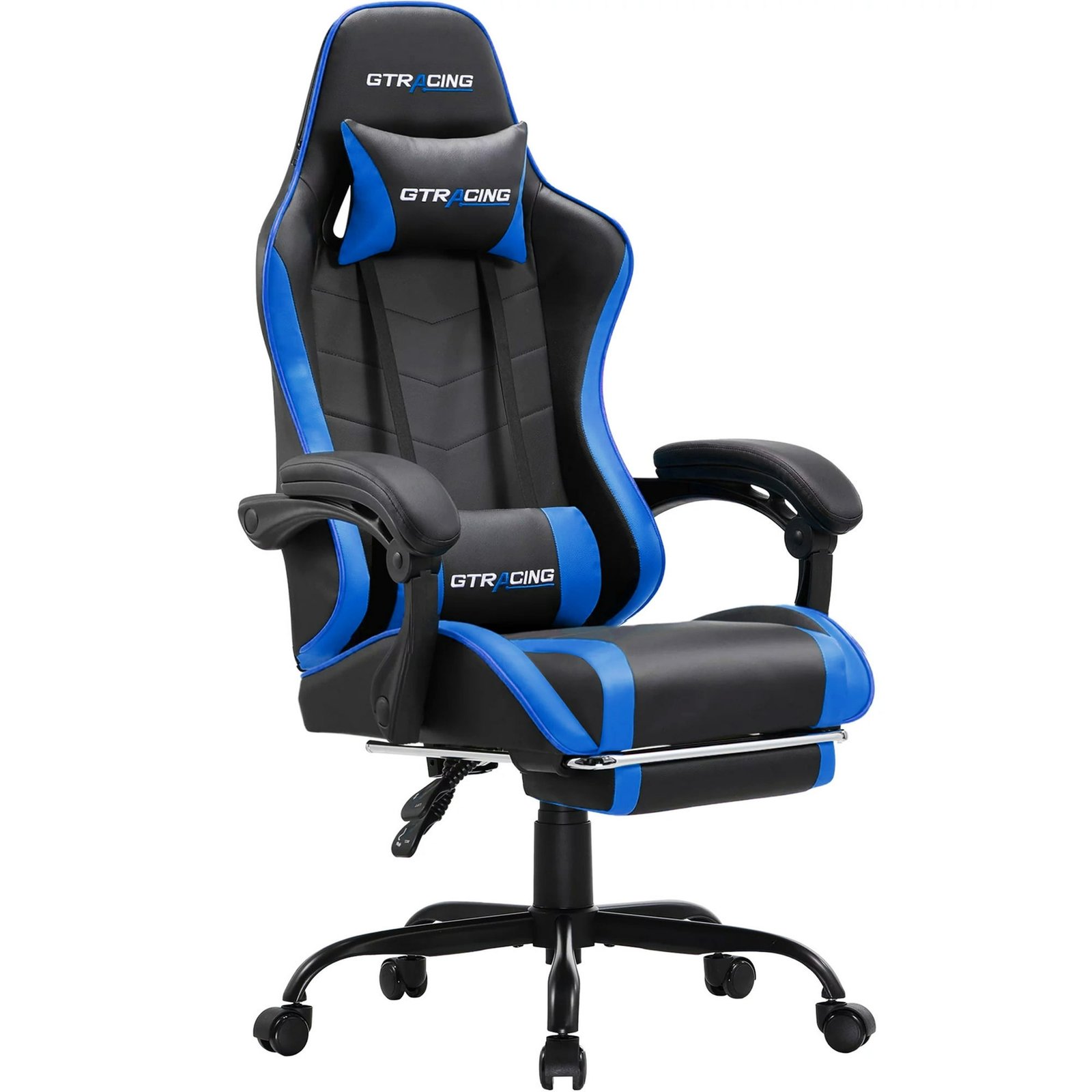 GTRACING GTWD 200 Gaming Chair with Footrest Height Adjustable Office Swivel Reclining Blue 30864ad5 f223 42f7 a7e3 3882442eeb7d.92081d998b8d737c7755dc127b7178bb