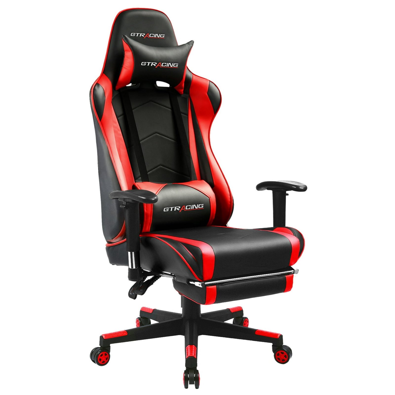 GTRACING Gaming Chair Office Chair PU Leather with Footrest Adjustable Headrest Red bb898a9e 5986 4f47 9667 d5dc99315c3f.a4b6a9de39afcec667dab41889ae3d74