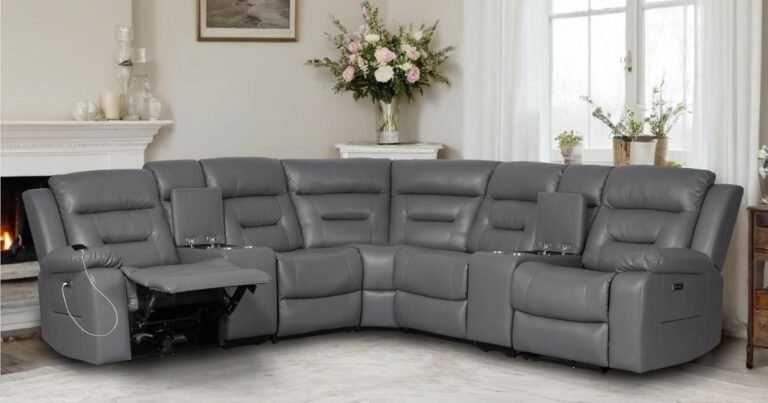 Leather Sectional Recliners