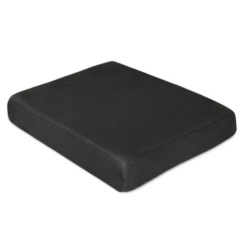 Milliard Memory Foam Seat Cushion Chair Pad – Office Chair Cushion for Enhanced Comfort & Posture Support, Ideal for Office, Car, and Travel Seat Cushion – Cushion for Chair – (Black Mesh)