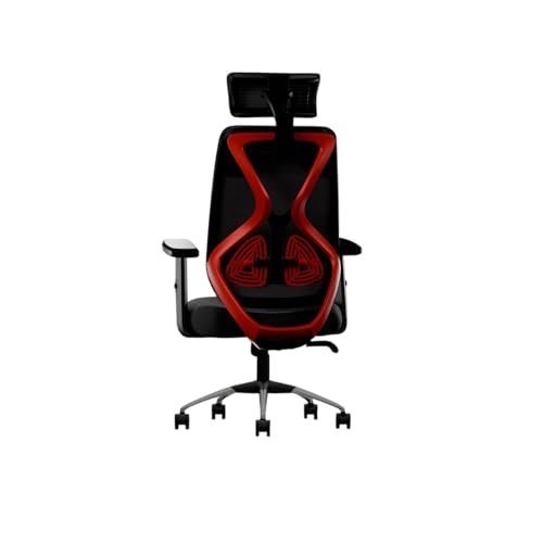 CELLBELL C190 Berlin Office Chair, High Back Mesh Ergonomic Home Office Desk Chair (Red - Black)