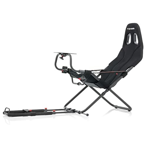 Playseat Challenge Racing Simulator Cockpit | Foldable & Adjustable | for High Performance Sim Racing | Compact & Flexible | Supports All Steering Wheels & Pedals | for PC and Console