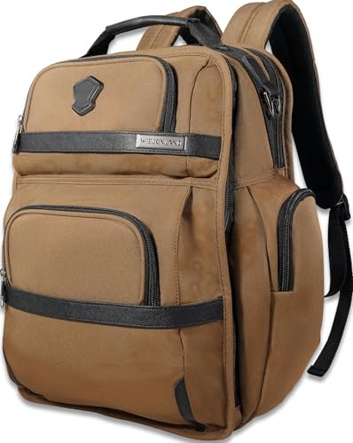 WELKINLAND 24H Business Laptop Backpack,17-Pockets Work Backpack,28L Durable Business backpack, Professional backpack for men, 16-Inch laptop executive backpack, Business laptop backpack for men