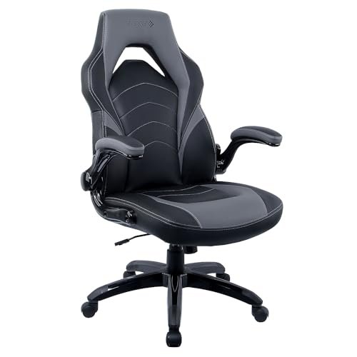 STAPLES Emerge Vortex Bonded Leather Ergonomic Gaming Chair with Lumbar Support, High Back and Adjustable Tilt Lock