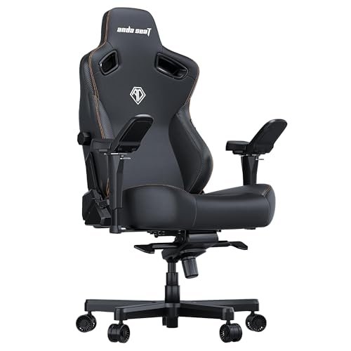 Anda Seat Kaiser 3 Pro XL Gaming Chair for Adults - Ergonomic Black Leather Gaming Chairs with 5D Armrest, Comfortable Office Chair with Lumbar Support - Heavy Duty Wide Computer Seat