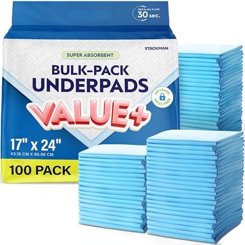 Chucks Pads Disposable [100-Pack] Underpads 17