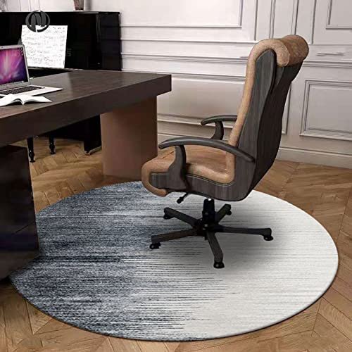 Non Slip Gaming Chair Mat for Hardwood Tile Floor Multi Purpose Desk Chair Rug 71inch D Entryway Carpet Area Rug (D 63inch)