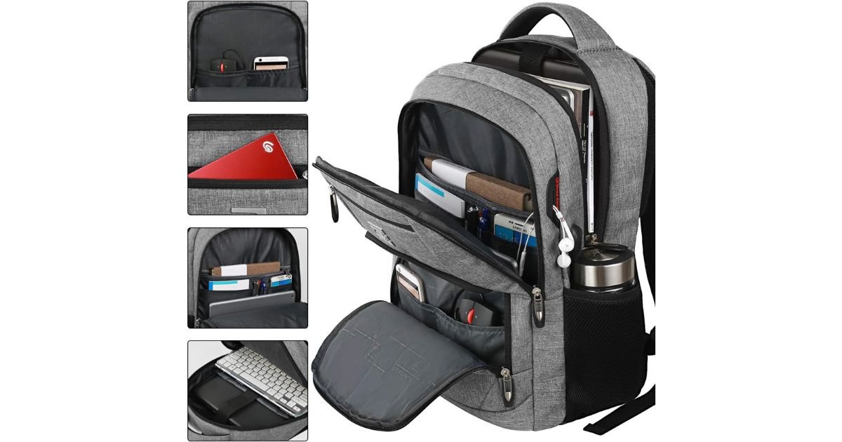 Business Backpack With Pockets