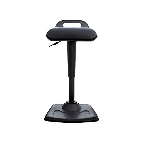 Vari Active Seat - Adjustable Ergonomic Standing Desk Chair for Adults - Portable Home Office Furniture, Comfortable Wobble Stool with Dynamic Range of Motion - Fully Assembled