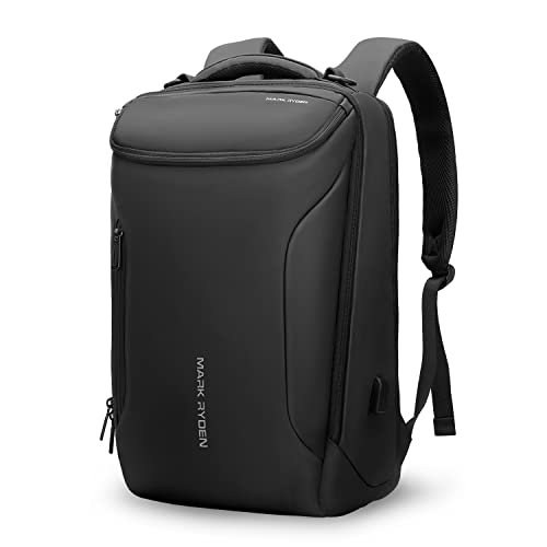 Best Business Travel Backpacks for Clothes: Guide for Professionals 4 MARK RYDEN Business Backpack for Men, Waterproof High Tech Backpack with Sport Car Shape Design and USB Charging Port, Travel Laptop Backpack Fits 17.3 Inch Notebook
