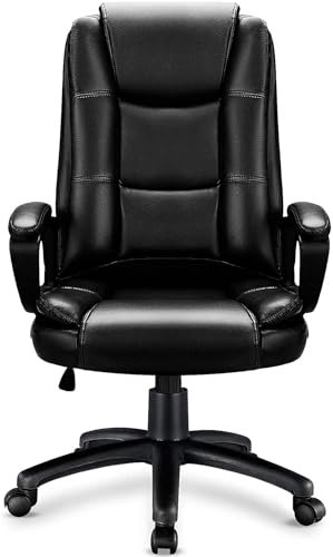 Best Desk Chair for Heavy Person: Top Picks for Ultimate Comfort and Durability 7 OFIKA Home Office Chair, 400LBS Big and Tall Chair Heavy Duty Design, Ergonomic High Back Cushion Lumbar Back Support, Computer Desk Chair, Adjustable Executive Leather Chair with Armrest