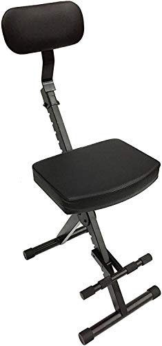 Cedarslink LK-STU Portable DJ/Guitar/Drum/Keyboard Padded Throne/Chair Adjustable