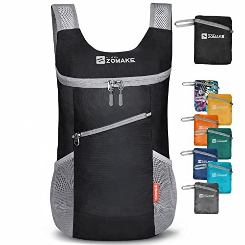 Best Cheap Comfy Backpacks for Day City Travel: Your Ultimate Guide 6 ZOMAKE Lightweight Packable Backpack 14L - Foldable Backpack Small Daypack Hiking Backpack Water-Resistant Day Bag for Travel(Black)