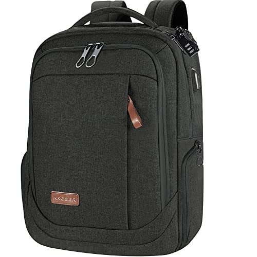 Best Business Travel Backpacks for Clothes: Guide for Professionals 11 KROSER Laptop Backpack Large Computer Backpack Fits up to 17.3 Inch Laptop with USB Charging Port Water-Repellent Travel Backpack Casual Daypack for Business/College/Women/Men-Charcoal Black