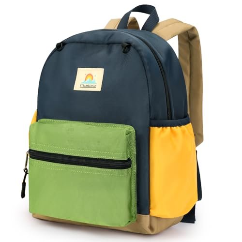 STEAMEDBUN Toddler Backpack for Boys 2-4: Kids Backpack for Preschool Kindergarten - Boys Backpacks for Elementary 4-6