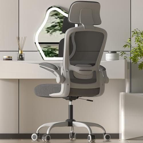 10 Best Desk Chair for Guitar Players: Top Ergonomic Picks 4 Mimoglad Office Chair, High Back Ergonomic Desk Chair with Adjustable Lumbar Support and Headrest, Swivel Task Chair with flip-up Armrests for Guitar Playing, 5 Years Warranty