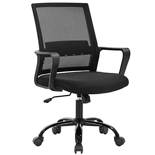 10 Best Desk Chair for Guitar Players: Top Ergonomic Picks 7 Home Office Chair Ergonomic Desk Chair Swivel Rolling Computer Chair Executive Lumbar Support Task Mesh Chair Adjustable Stool for Women Men (Black)