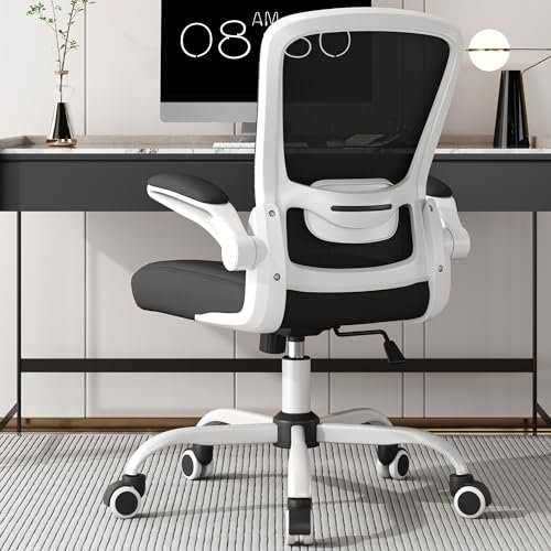 Best Desk Chair for Remote Work: Elevate Comfort! 4 Office Chair, Ergonomic Desk Chair with Adjustable Lumbar Support & Seat Height, High Back Mesh Computer Chair with Flip-up Armrests-BIFMA Passed Task Chairs, Executive Chair for Home Office