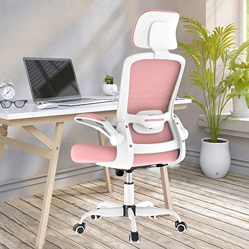 Best Desk Chair for Small Person: Top Ergonomic Picks for Comfort 5 Mimoglad Office Chair, High Back Ergonomic Desk Chair with Adjustable Lumbar Support and Headrest, Swivel Task Chair with flip-up Armrests for Guitar Playing, 5 Years Warranty