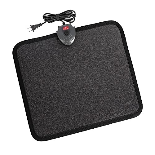 Best Floor Mat for Desk Chair: Top Picks for Ultimate Office Comfort 9 Hodeamy Heated Floor Mat Under Desk for Foot Warmer - Wider 110V Adjustable Temperature Electric Space Heaters Heating Pad - Carbon Crystal & Energy Saving Feet Warmers for office,home (Black Gray)