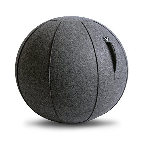 6 Best Ball Chair for Desk: Top Picks for Comfort and Posture 3 Vivora Luno Premium Ergonomic Sitting Ball Chair, Canvas & Felt for Home Offices, Posture Improvement, Balance Training, Yoga Ball