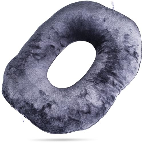QIUCHA Pillow Tailbone Pain Relief Cushion, Soft Pad for Bed Sores. Anti-Decubitus Pad-Breathable for Hemorrhoids, Prostate and Surgery, Cushion for Office Chair, Long Travel, Car and Home Sofa