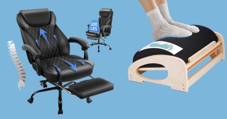 Best Office Chair for Back Pain With Footrest