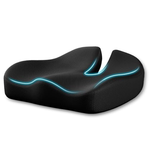 15 Best Office Chair for All Day Sitting: Top Picks for Endless Comfort 9 CJACSOC Seat Cushion, Extra Large Memory Foam Cushion for Office Chair Cushions, Ergonomic Cushions Pad Pillow for Pressure Relief Sciatica & Pain Relief for Long Sitting