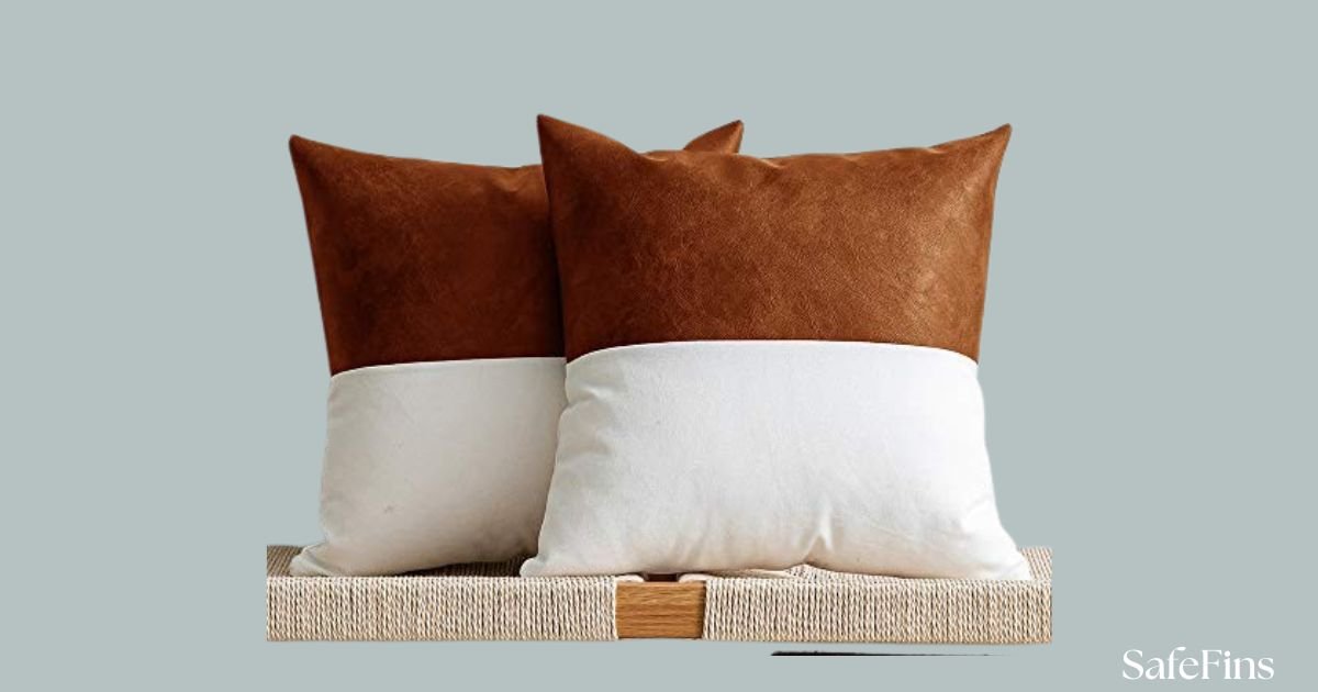 Throw Pillows are Best for Leather Couch