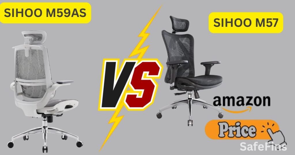 Sihoo M59AS vs M57: My Honest Office Chair Review 7 Sihoo M59AS vs M57