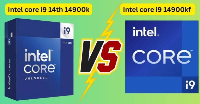 Intel core i9 14th 14900k vs 14900kf Comparison