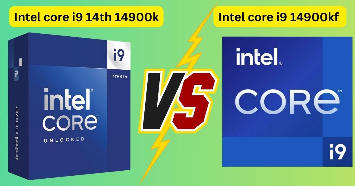 Intel core i9 14th 14900k vs 14900kf Comparison