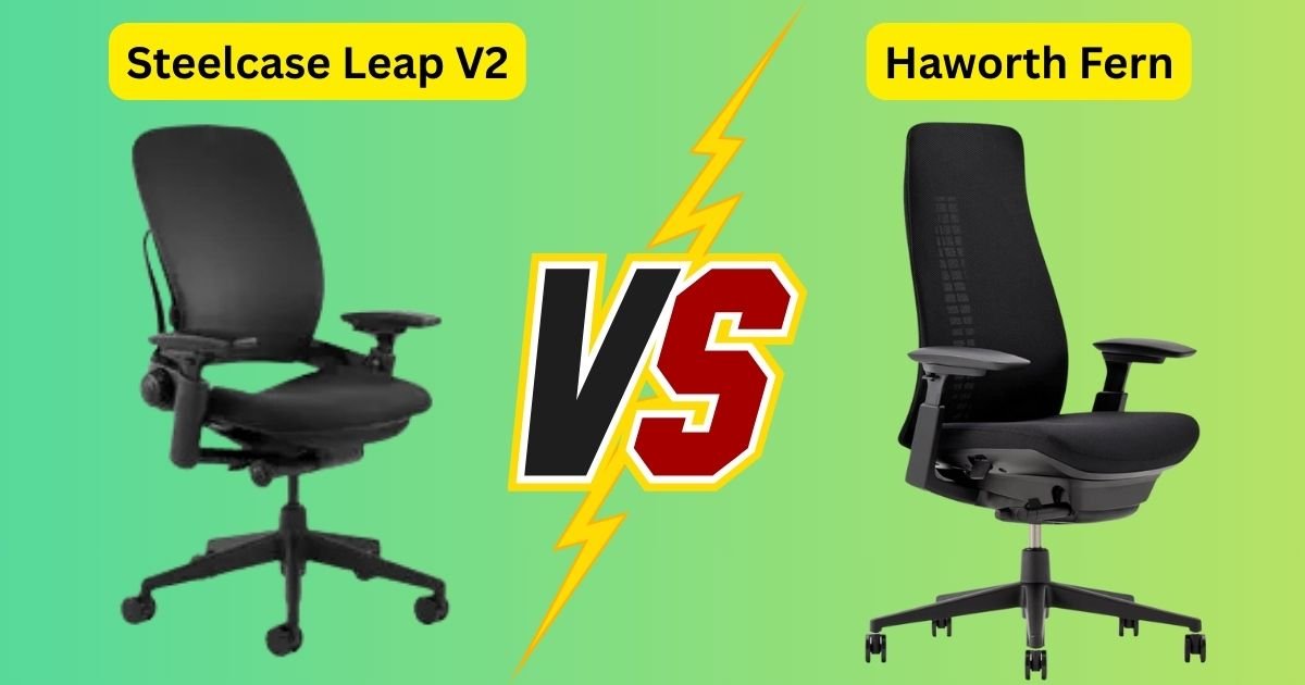 Steelcase Leap V2 vs Haworth Fern Surprising Support Clash