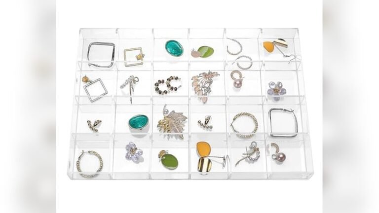 best acrylic jewelry trays for drawers