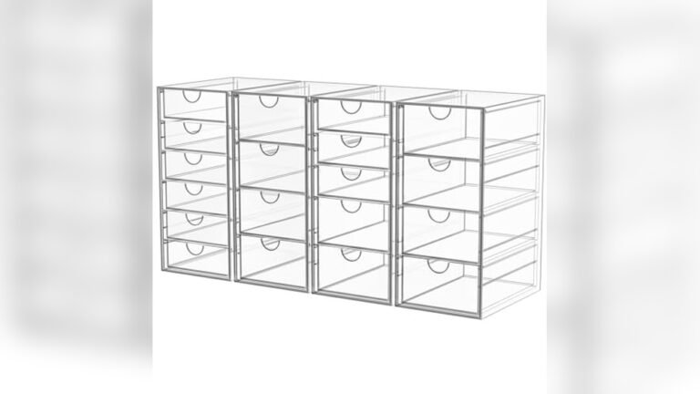 best acrylic makeup storage for drawers