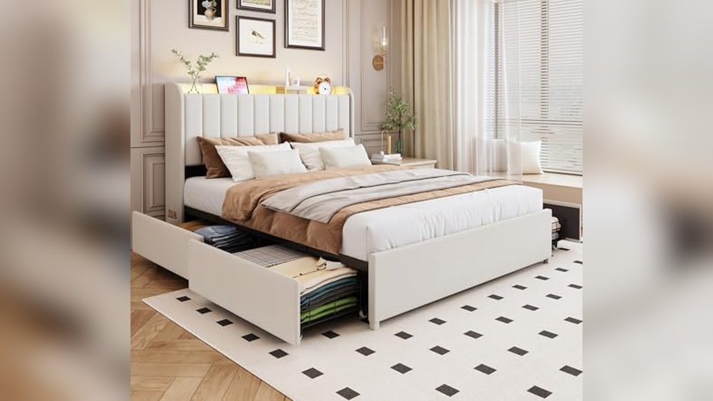 best beds with storage drawers