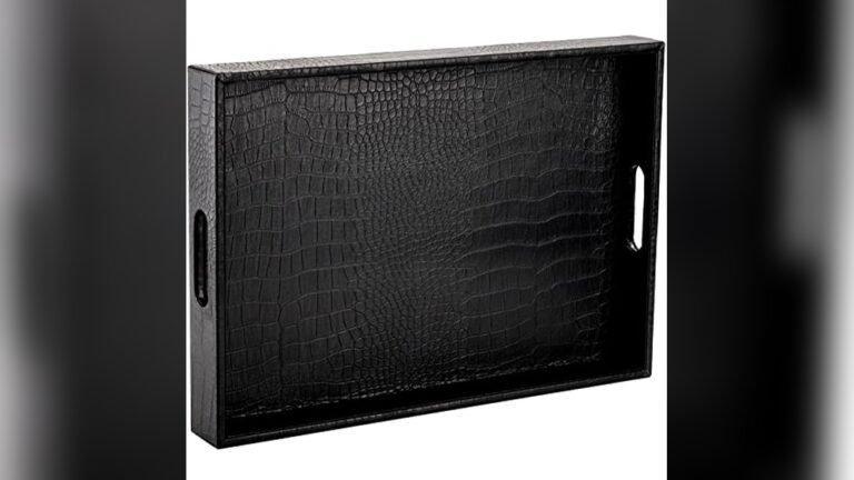 Best Black Leather Tray for Coffee Table