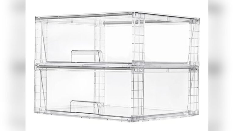 best clear storage drawers for closet