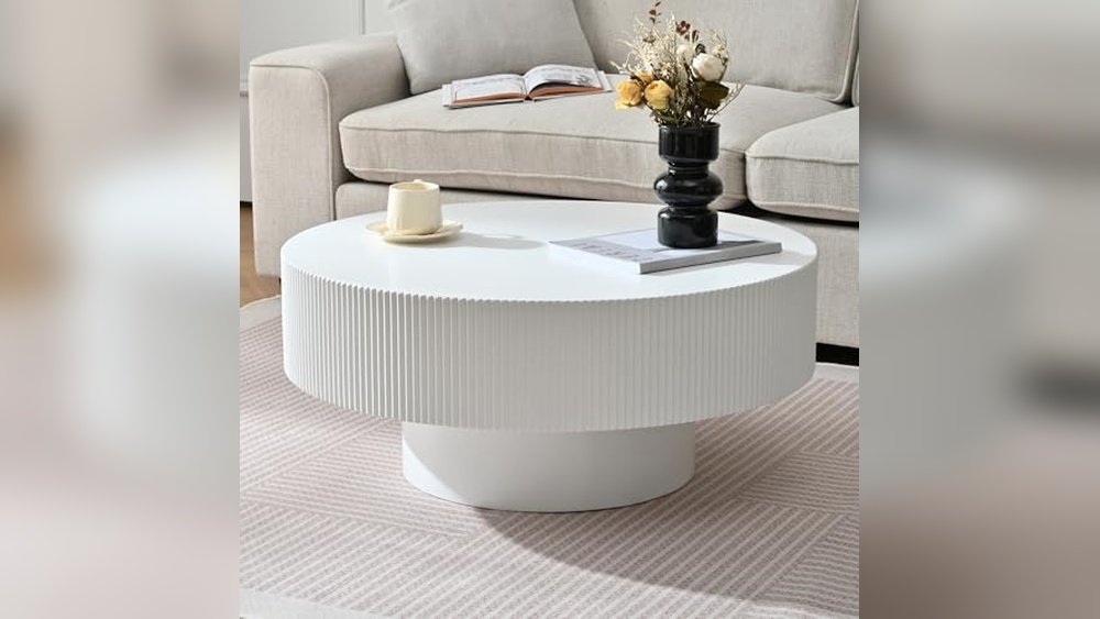 Best Coffee Table for White Leather Sofa