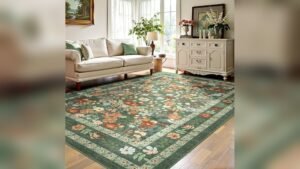 Best Color Rug for Green Couch