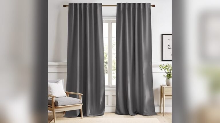 Best Curtain Colors for Dark Grey Sofa