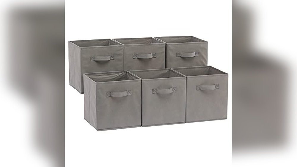 best fabric drawers for cube storage