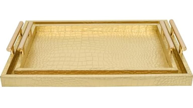 Best Gold Rectangle Tray for Coffee Table