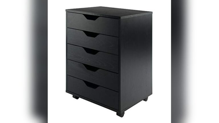 best halifax cabinet for closet office 5 drawers black