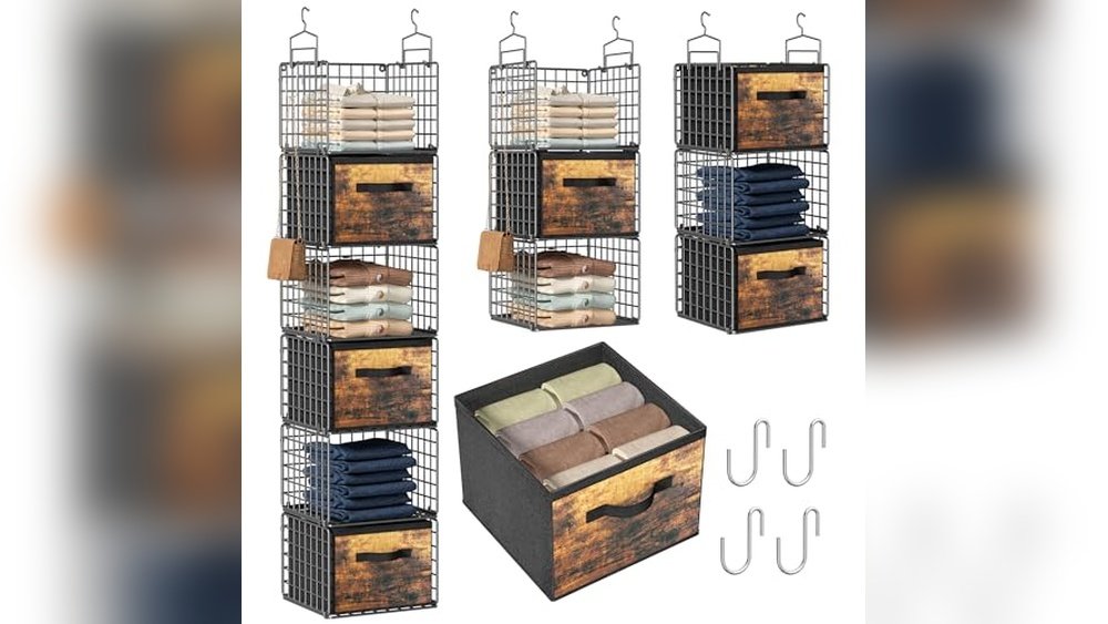 best hanging drawers for closet