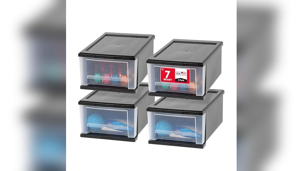 best plastic drawers for shelves