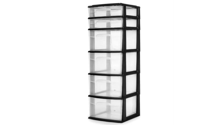best plastic rack for storage with drawers