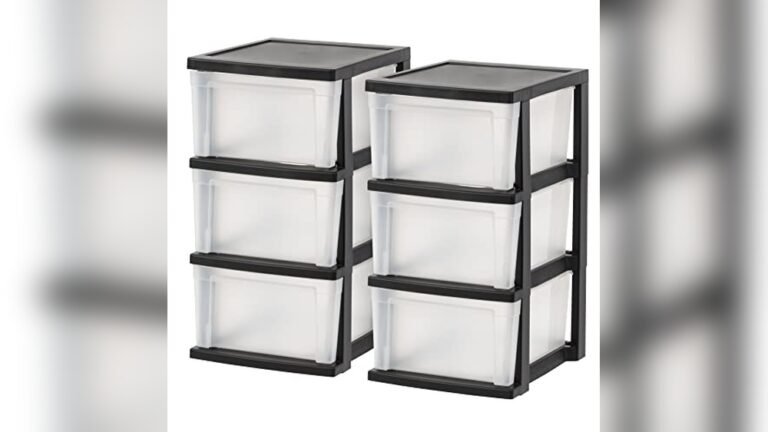 best plastic stackable drawers for clothes