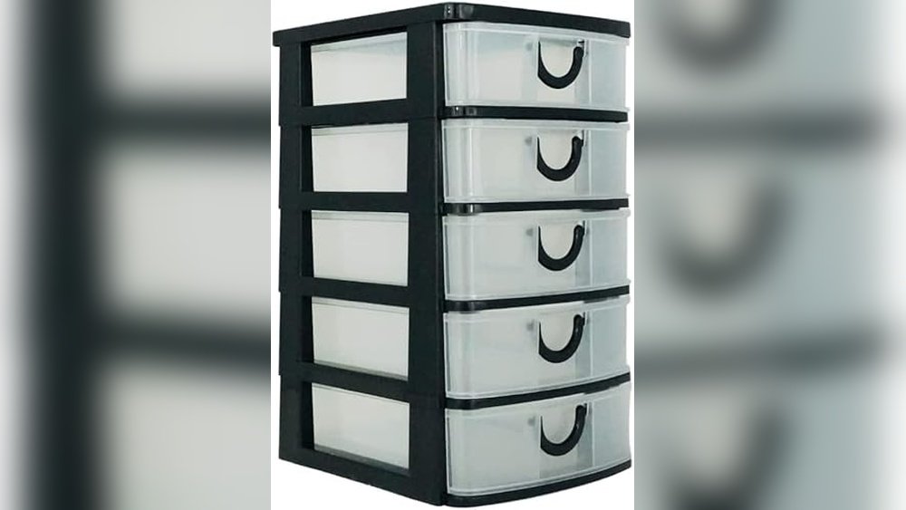 best plastic storage 5 drawers for clothes